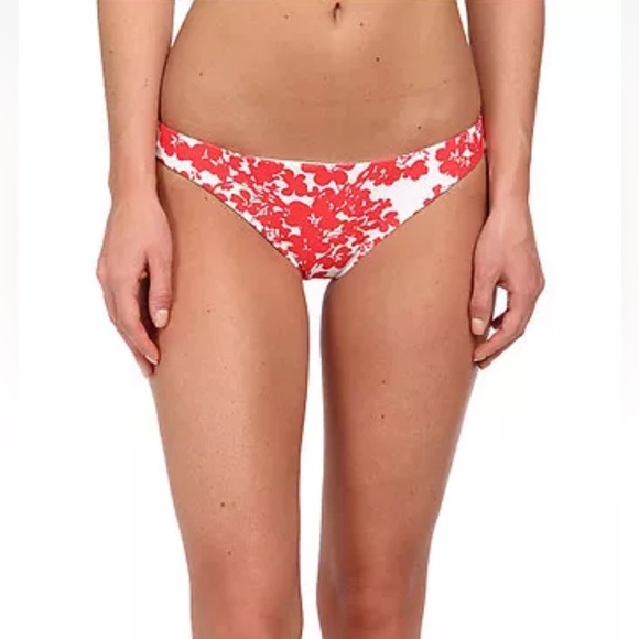 NWT $220 STUNNING Shoshanna X Revolve Beach Vines Poppy Red/White Bikini Set - Picture 12 of 17
